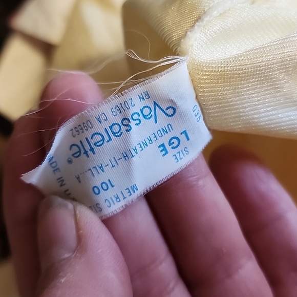 Vintage Vassarrette Eggshell duster / Nightgown L - Picture 10 of 12